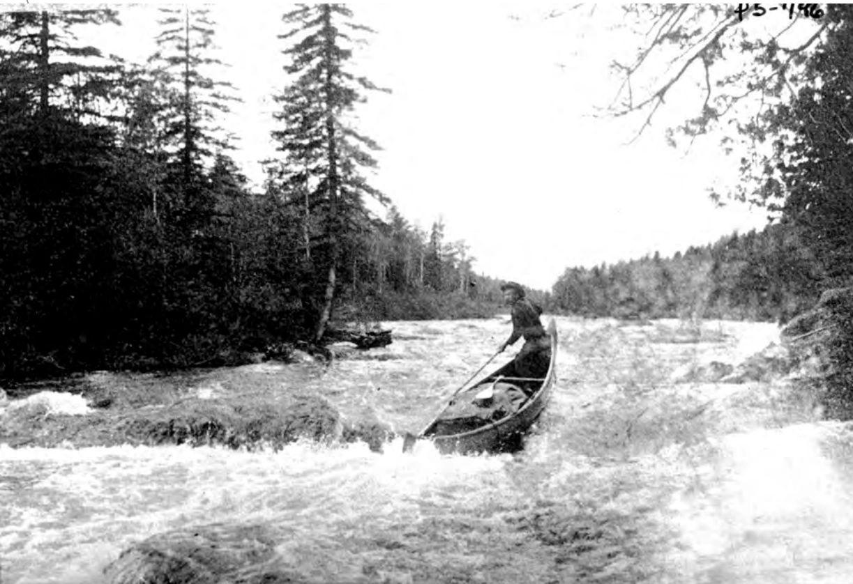 One of New Brunswick’s greatest man-versus-nature stories wasn’t penned by a famous author but by an unknown man in a lost diary — discovered years later. His incredible journey through the untamed wilderness is a tale of survival and mystery. (Provincial Archives of New Brunswick P5\796)